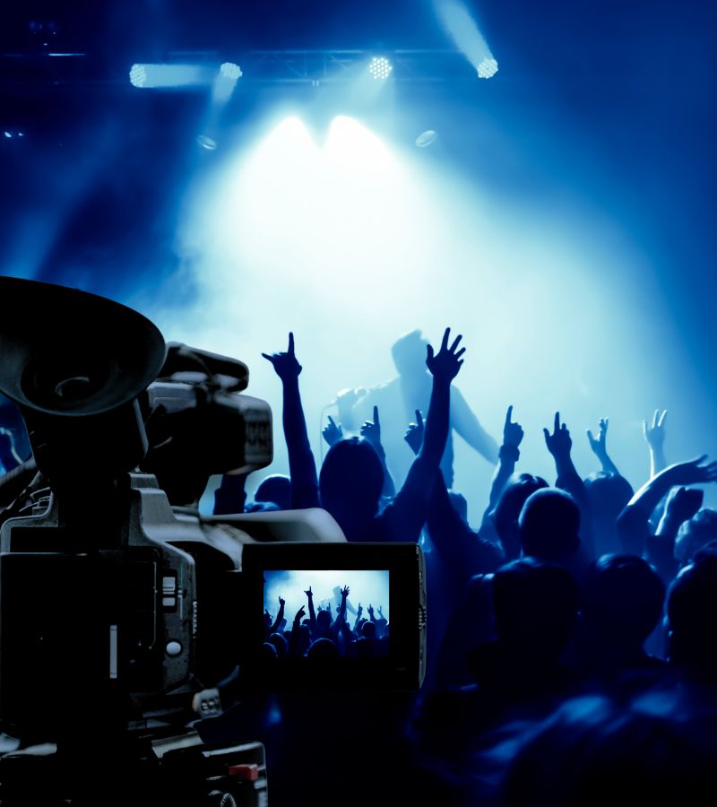 streaming multicámara para festivales y conciertos