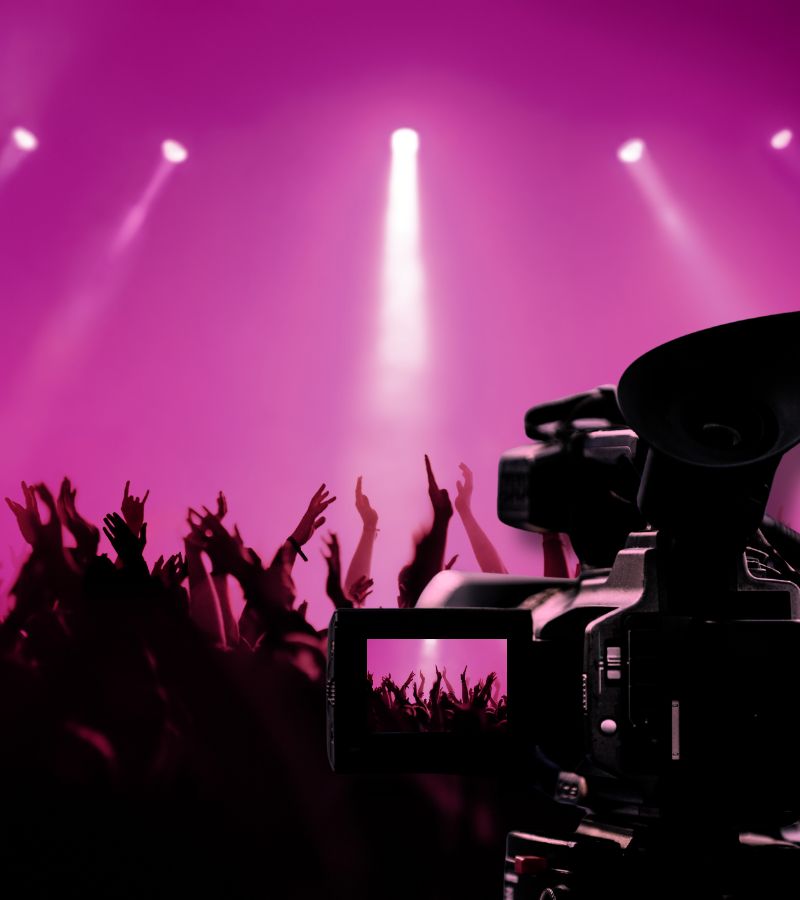 retransmisión en directo para salas de concierto en Málaga