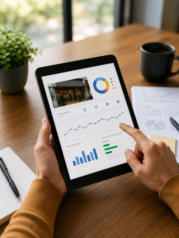 cómo medir el rendimiento de google business profile