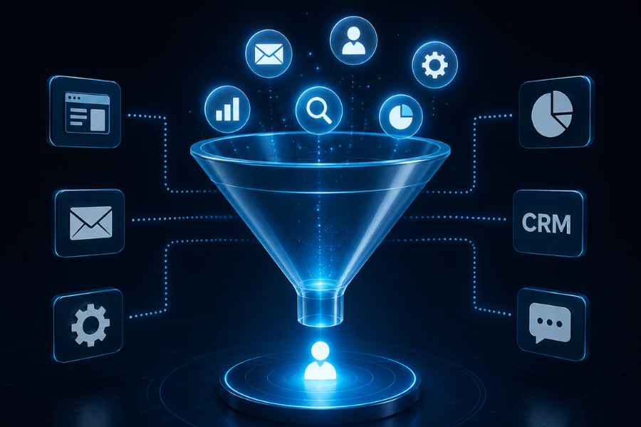 qué herramientas se utilizan en un embudo de ventas